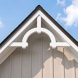 Ekena Millwork - GBPERI - TrueCraft PVC Ericson Gable Bracket