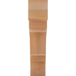 Ekena Millwork - BKTMRC05 - Merced Block Rough Sawn Bracket
