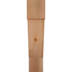 Ekena Millwork - BKTTRA05 - Traditional Block Rough Sawn Bracket