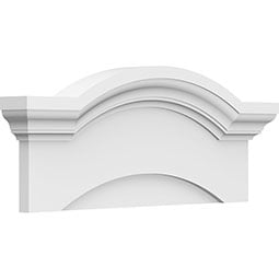 Ekena Millwork - PEDPEYE00 - Eyebrow Architectural Grade PVC Pediment