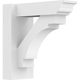 Ekena Millwork - OUTPSMRC01 - Merced Architectural Grade PVC Outlooker with Traditional Ends