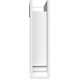 Ekena Millwork - BKTPSBOA01 - Standard Balboa Architectural Grade PVC Bracket With Traditional Ends