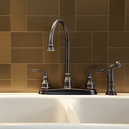 ACP - BT03X06BSGM - Aspect Peel and Stick Brushed Short Grain Metal Backsplash Tile Kit for 15 Square Feet