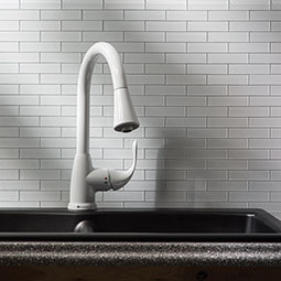 ACP - BT04X12MG - Aspect Peel and Stick Subway Matted Glass Backsplash Tile Kit for 15 Square Feet