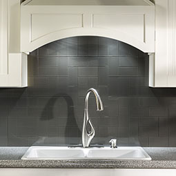 ACP - BT03X06MG - Aspect Peel and Stick Glass Backsplash Tile Kit for 15 Square Feet