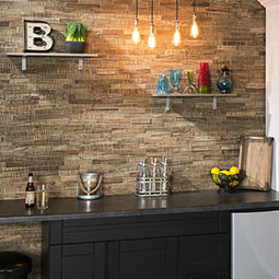 ACP - BT06X24W - Aspect Peel and Stick Wood Backsplash Tile
