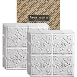 ACP - CT24X24SAPL12P - Genesis Standard Antique Pro Lay-in Ceiling Tile, 12-Pack