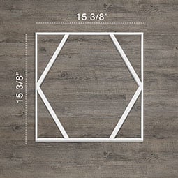 Ekena Millwork - WALPFSR - Fraser Decorative Fretwork Wall Panels