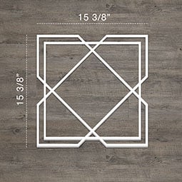 Ekena Millwork - WALPKWA - Kiowa Decorative Fretwork Wall Panels