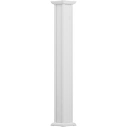 AFCO, Industries - ELSQAC - Endura-Aluminum Square Acadian Column w/ Capital & Base