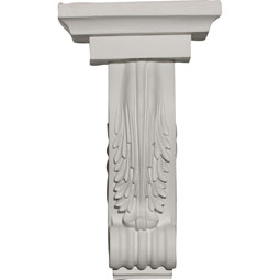 Ekena Millwork - COR11X08X20SG - Endurathane Strasbourg Corbel, 11 5/8"W x 8 5/8"D x 20 1/4"H, Factory Primed