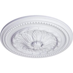Ekena Millwork - CM15CH_P - Endurathane Chester Ceiling Medallion, 15 3/4"OD x 1 7/8"P (Fits Canopies up to 2 1/4")