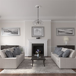 Ekena Millwork - CM16MD_P - Endurathane Medea Ceiling Medallion, 16 1/2"OD x 1 1/2"P (Fits Canopies up to 5 1/2")