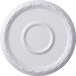 Ekena Millwork - CM16MD_P - Endurathane Medea Ceiling Medallion, 16 1/2"OD x 1 1/2"P (Fits Canopies up to 5 1/2")