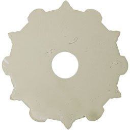 Ekena Millwork - CM17PR_P - Endurathane Preston Ceiling Medallion, 17 1/2"OD x 4"ID x 1"P (Fits Canopies up to 4")