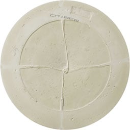 Ekena Millwork - CM18ED_P - Endurathane Edinburgh Ceiling Medallion, 18"OD x 1 3/4"P (Fits Canopies up to 5 1/4")