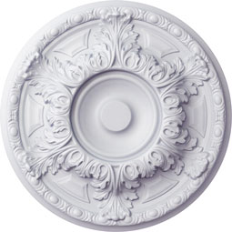 Ekena Millwork - CM19GA_P - Endurathane Granada Ceiling Medallion, 19"OD x 1 1/2"P (Fits Canopies up to 7 1/8")