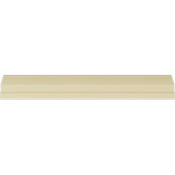 Ekena Millwork - MLD02X01X03LE - Endurathane Legacy Crown Moulding, 2 1/2"H x 1 5/8"P x 3"F x 94 1/2"L, Factory Primed