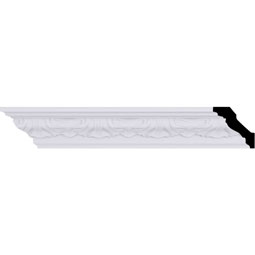 Ekena Millwork - MLD03X03X03OR - Endurathane Orion Crown Moulding, 2 1/2"H x 2 1/2"P x 3 1/2"F x 94 1/2"L, Factory Primed