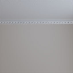 Ekena Millwork - MLD02X01X02VA - Endurathane Valeriano Crown Moulding, 2 1/8"H x 1 5/8"P x 2 5/8"F x 94 1/2"L, Factory Primed