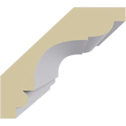 Ekena Millwork - MLD02X02X06LN - Endurathane Leandros Rope Crown Moulding, 2"H x 2 1/4"P x 3 1/8"F x 94 1/2"L, Factory Primed