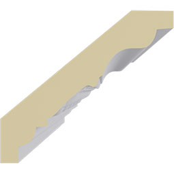 Ekena Millwork - MLD02X03X04NE - Endurathane Nexus Crown Moulding, 2 3/4"H x 3 1/8"P x 4 1/4"F x 94 1/2"L, Factory Primed