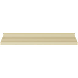Ekena Millwork - MLD03X02X04LA - Endurathane Lanarkshire Crown Moulding, 3"H x 2 7/8"P x 4 1/8"F x 94 1/2"L, Factory Primed