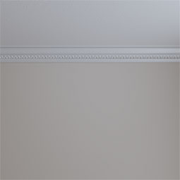 Ekena Millwork - MLD03X02X04LA - Endurathane Lanarkshire Crown Moulding, 3"H x 2 7/8"P x 4 1/8"F x 94 1/2"L, Factory Primed