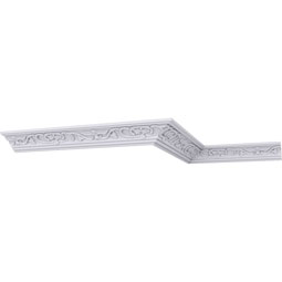 Ekena Millwork - MLD02X01X03PI - Endurathane Piedmont Crown Moulding, 2 3/4"H x 1 1/2"P x 3 1/8"F x 94 1/2"L, Factory Primed