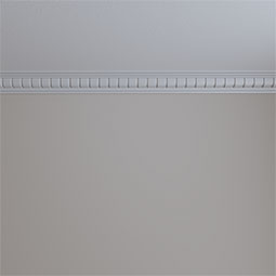 Ekena Millwork - MLD02X02X03SQ - Endurathane Sequential Crown Moulding, 2 5/8"H x 2 3/4"P x 3 3/4"F x 94 1/2"L, Factory Primed