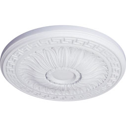Ekena Millwork - CM20HA_P - Endurathane Randee Ceiling Medallion, 20"OD x 1 3/8"P (Fits Canopies up to 3 7/8")