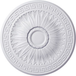 Ekena Millwork - CM20HA_P - Endurathane Randee Ceiling Medallion, 20"OD x 1 3/8"P (Fits Canopies up to 3 7/8")