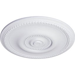 Ekena Millwork - CM20BE_P - Endurathane Raynor Ceiling Medallion, 20 5/8"OD x 1 3/8"P (Fits Canopies up to 6")