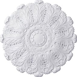 Ekena Millwork - CM31DU_P - Endurathane Durham Ceiling Medallion, 31"OD x 1 1/2"P (Fits Canopies up to 4 1/4")