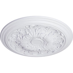 Ekena Millwork - CM20DA_P - Endurathane Damon Ceiling Medallion, 20"OD x 1 1/2"P (Fits Canopies up to 3 3/8")