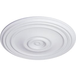 Ekena Millwork - CM21RE_P - Endurathane Reece Ceiling Medallion, 21"OD x 1 1/4"P (Fits Canopies up to 6 3/4")