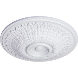 Ekena Millwork - CM23MO_P - Endurathane Modena Ceiling Medallion, 23 1/2"OD x 3 1/2"P (Fits Canopies up to 5 1/4")