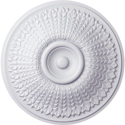 Ekena Millwork - CM23MO_P - Endurathane Modena Ceiling Medallion, 23 1/2"OD x 3 1/2"P (Fits Canopies up to 5 1/4")