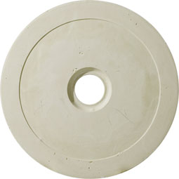 Ekena Millwork - CM23BI_P - Endurathane Bristol Ceiling Medallion, 23 1/2"OD x 3 7/8"ID x 1"P (Fits Canopies up to 3 7/8")