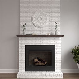 Ekena Millwork - CM23BI_P - Endurathane Bristol Ceiling Medallion, 23 1/2"OD x 3 7/8"ID x 1"P (Fits Canopies up to 3 7/8")