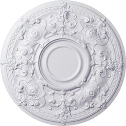 Ekena Millwork - CM28OS_P - Endurathane Oslo Ceiling Medallion, 28 1/8"OD x 1 3/4"P (Fits Canopies up to 10 1/2")