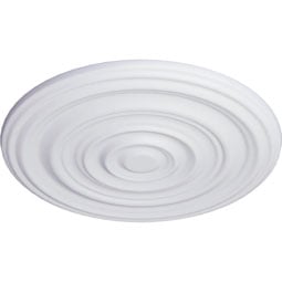 Ekena Millwork - CM29CA_P - Endurathane Carton Smooth Ceiling Medallion, 29 1/8"OD x 1 1/2"P (Fits Canopies up to 9 1/8")