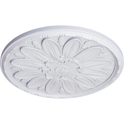 Ekena Millwork - CM29FA_P - Endurathane Fairfax Ceiling Medallion, 29 7/8"OD x 1 3/8"P