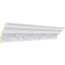 Ekena Millwork - MLD03X03X04VI - Endurathane Viceroy Crown Moulding, 3 1/2"H x 3 1/8"P x 4 5/8"F x 94 1/2"L, Factory Primed