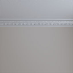 Ekena Millwork - MLD03X03X05ST - Endurathane Stockport Traditional Crown Moulding, 3 5/8"H x 3 3/8"P x 5"F x 94 1/2"L, Factory Primed