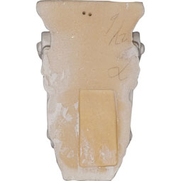 Ekena Millwork - COR03X02X06SC - Endurathane Small Scroll Corbel, 3 5/8"W x 2 1/2"D x 6 1/8"H, Factory Primed