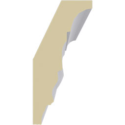 Ekena Millwork - MLD03X01X03BE - Endurathane Raynor Crown Moulding, 3 1/8"H x 1 1/2"P x 3 1/2"F x 94 1/2"L, Factory Primed