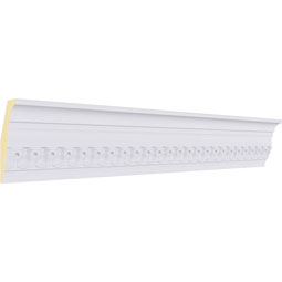 Ekena Millwork - MLD03X01X03BE - Endurathane Raynor Crown Moulding, 3 1/8"H x 1 1/2"P x 3 1/2"F x 94 1/2"L, Factory Primed