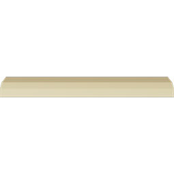 Ekena Millwork - MLD03X02X04ME - Endurathane Medway Crown Moulding, 3 3/8"H x 2 1/8"P x 4"F x 94 1/2"L, Factory Primed