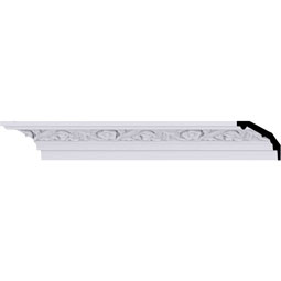 Ekena Millwork - MLD03X02X04ME - Endurathane Medway Crown Moulding, 3 3/8"H x 2 1/8"P x 4"F x 94 1/2"L, Factory Primed